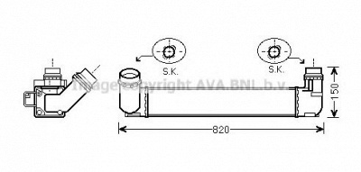 AVA QUALITY COOLING rt4564 -  Интеркулер